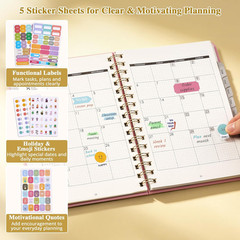 Academic Planner 2026-2027, July 2026 – June 2027, A5 Weekly & Monthly Planner,