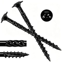 #14 x 3 Wood Structural Screws, Wood Screws, 200Pcs Lag Screws 3 Inch, Rust Resi