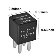 Relay 4016819 (Pack of 4) – 12VDC 20A 4-Pin Automotive for Polaris RZR…