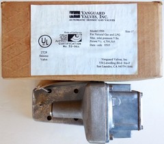Seismic Earthquake Gas Shutoff Valve Size 1″ Vanguard Model #1906