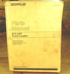 CAT Caterpillar 973 LGP TRACK LOADER PARTS MANUAL 86G3000-UP LARGE VERSION