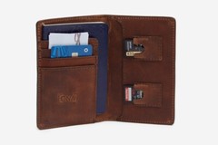 ONA Passport Wallet – Antique Cognac Leather – Sample