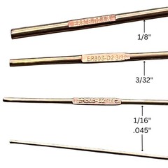 ER80S-D2 Tig Rods Low Alloy Welding Wire .045″ 1/16″ 3/32″ 1/8″ x 36″ 80SD2