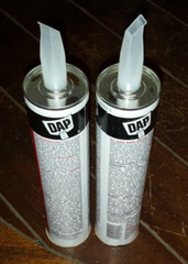 Lot of 2 DAP Latex Window Glazing 10.1 fl oz Tubes ~White~ Interior/Exterior Use