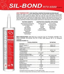 Red High Temp Silicone Sealant Case of 24 Silco, RTV