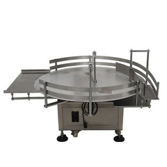 Bottles Accumulation Table39.3″ Dia. Bottle Turn Rotary Sorter w/Wheel 30.7″ H