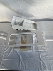 Arlington TVB613 – Recessed TV Outlet Box with Paintable Trim Plate. Wall Mount