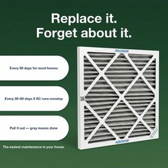 Aerostar 20X20X4 Merv 13 Pleated Replacement Air Filter For Honeywell