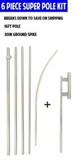 “UNITED KINGDOM UNION JACK” Advertising Super Flag & Pole Kit UK