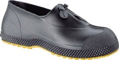 11003 Black PVC Rubber Waterproof Over Work Boots Shoes Rain Snow Galoshes SM-XL