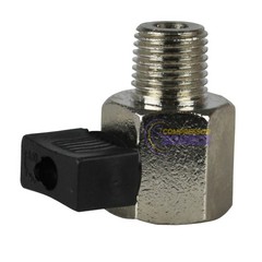 1/4″ Male NPT Ball Valve Water Moisture Air Tank Drain Pet Cock Petcock
