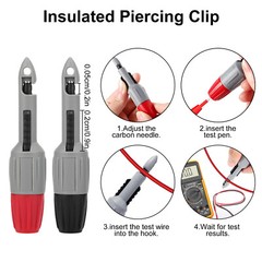 5Pcs Stackable Banana to Banana Plug Test Lead Soft Wire Cable for Multimeter