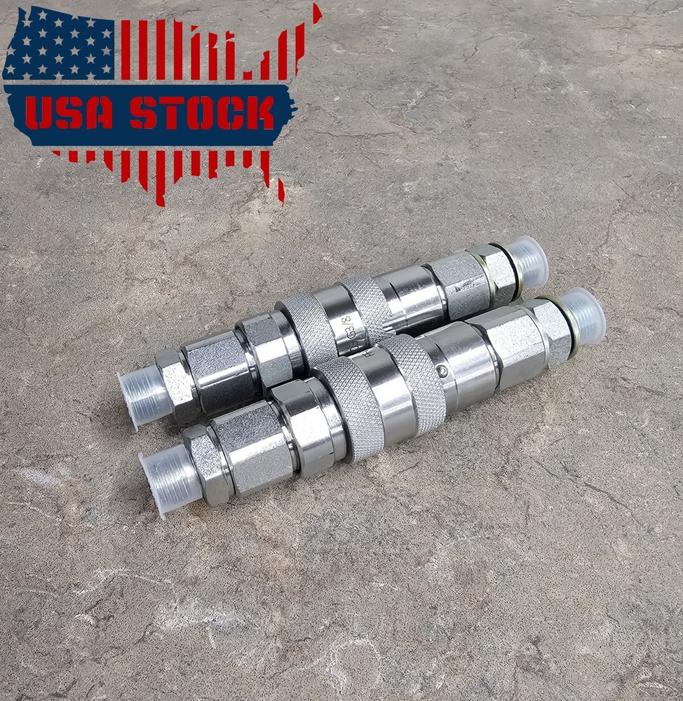 3/8 – DIN L10 & 3/8 BSPP – Flat Face Quick Connect Mini Excavator AGT Chinese