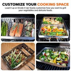 Proud Grill Company Proud Grill Ultraversatile Stainless Steel Grill Basket –