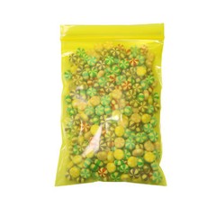 New Flat Yellow Plastic QuickQlick™ Bag Pouches Different QTY and Sizes