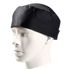 Kitchen Cooking Chef Hat Restaurant Service Flat Top Mesh Breathable Beanie Cap