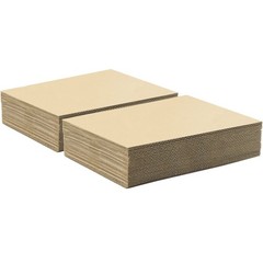 Golden State Art, 50 pack 8.5×11 Corrugated Cardboard Sheets 8.5×11, 50-pack
