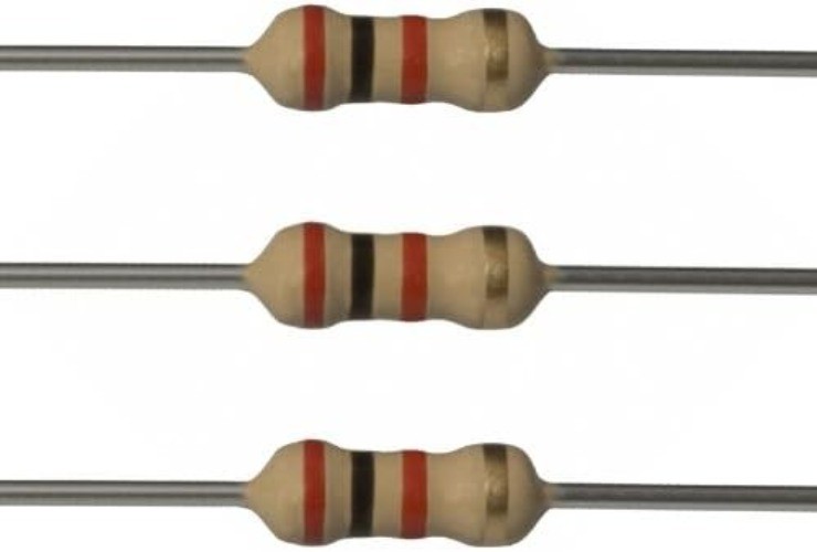 100EP5122K00 2k Ohm 1/2 W 5 Resistors (Pack 100)