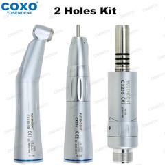 COXO Dental Contra Angle Straight Handpiece Fiber Optic 1:1 Inner Channel E Type