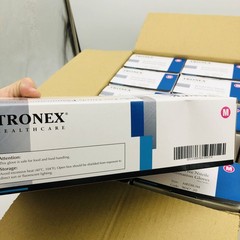 Tronex 9047-20 Disposable Gloves Nitrile Medium Black Powder Free Case of 1000
