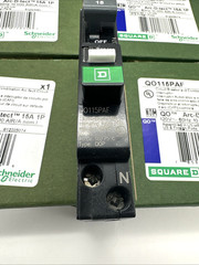 10 PCS SQUARE D QO115PAF QO 1P 15AMP AFCI ARC-FAULT CIRCUIT BREAKERS*new*