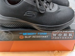 Skechers Work Ultra Flex 3.0 Jinie Slip Resistant Memory Foam Shoes Black Size 7