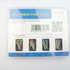 AAA Dental Endo Fiber Screw Post High-intensity Glass Quarts Post 4 Drills