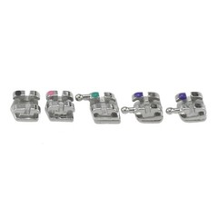 Dental Orthodontic Brackets Metal Roth MBT 018 022 345 Hook Mini Braces MIM Twin