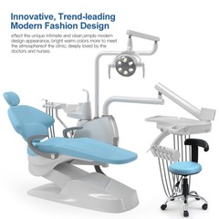 Unidad de Silla Dental Sillon Motor DC Cuero PU/Unidad de Entrega Portatil Movil