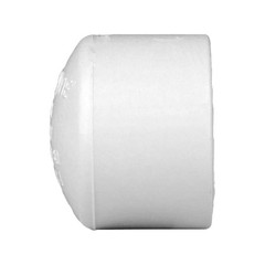 Charlotte Pipe 3/4 Inch PVC Schedule 40 Hose Pipe Fitting White Made in USA