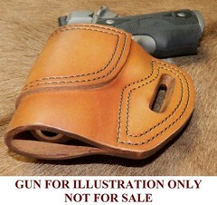 Gary Cs Avenger Left Hand OWB HOLSTER for Colt 1911 Defender 3″ & clones Leather
