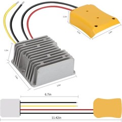 40A 480W DC 18V to 12V Step Down Voltage Converter For Dewalt Battery Regulator