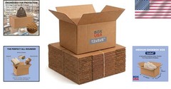 25-Pack Small Shipping Boxes 12″L x 8″W x 6″H – Durable Corrugated Solutions