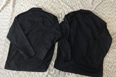 Lot Of 2 Chef Works Unisex Cool Vent Chefs Jacket in Black M- Polycotton