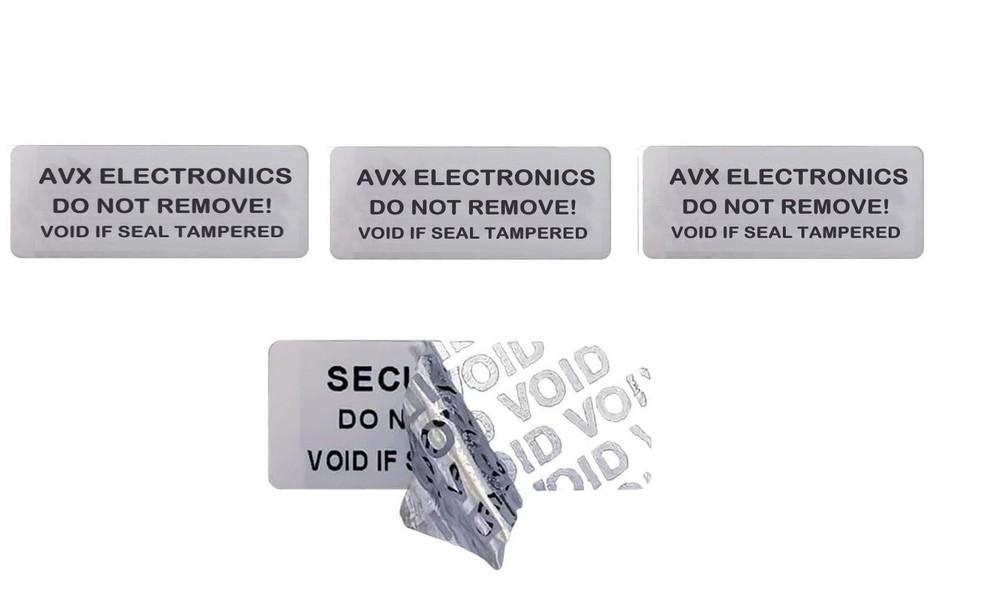 Custom Tamper Proof Stickers Customized Security Evident Warranty Seal/Labels
