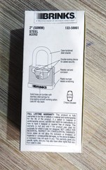 Brinks 50mm / 2″ High Security Steel Laminated Padlocks Set of 6 Keyed Alike