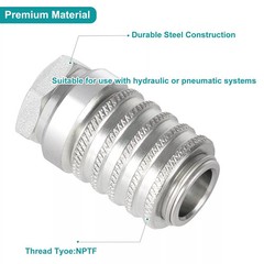 PD222 Series PD Steel Test Port and Diagnostic Equipment Quick Coupler
