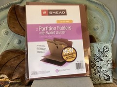 Smead 14060 2 Partition Folders Built In Wallet USA Letter Size
