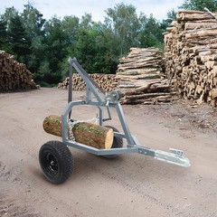 ATV Log Skidding Arch, 1600lbs Heavy-Duty Log Holder for Farm/Wood Transport