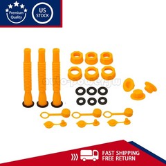3x Replacement Spout Nozzle Vent Kit For Plastic Gas Cans Old Style Cap7 Gas Can
