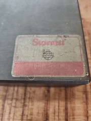 STARRETT WEBER GAGE BLOCK SET IN WOODEN CASE 81 PCS