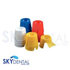 200x Plastic Dappen Dish Disposable Mixing Bowls Dental Nails Acrylic Tattoo