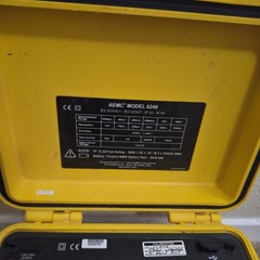 AEMC Instruments 6240 Micro-Ohmmeter 110V-230V 50/60Hz 80VA