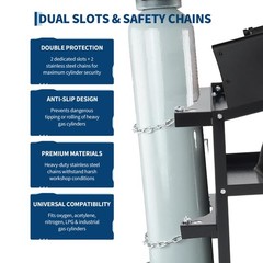 Welding Cart ,3-Tier Heavy Duty Rolling Welder Cart for TIG ,MIG ,Plasma Cutter