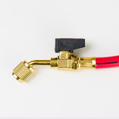 Elitech HVAC Refrigerant Charging Hose Set 1/4” with Ball Valve AC Repair Tool