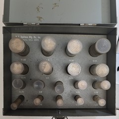 R. L. Spellman Mfg. Co. Hollow Punch Set 1/8”–21/32” Steel Hole Punch Kit w/Case