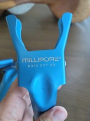 3 X Millipore 47mm Glass Filter Holder XX1004703 Spring Clamp Works Perfectly!