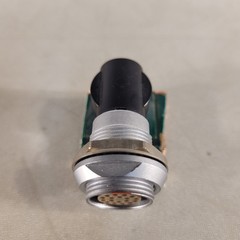 Lemo ECG.3B 18-pin Right Angle Connector Soldered On Pcb