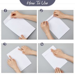 Fuutreo 500 Counts White Envelopes 6 x 9 Inch Self Adhesive Catalog Security