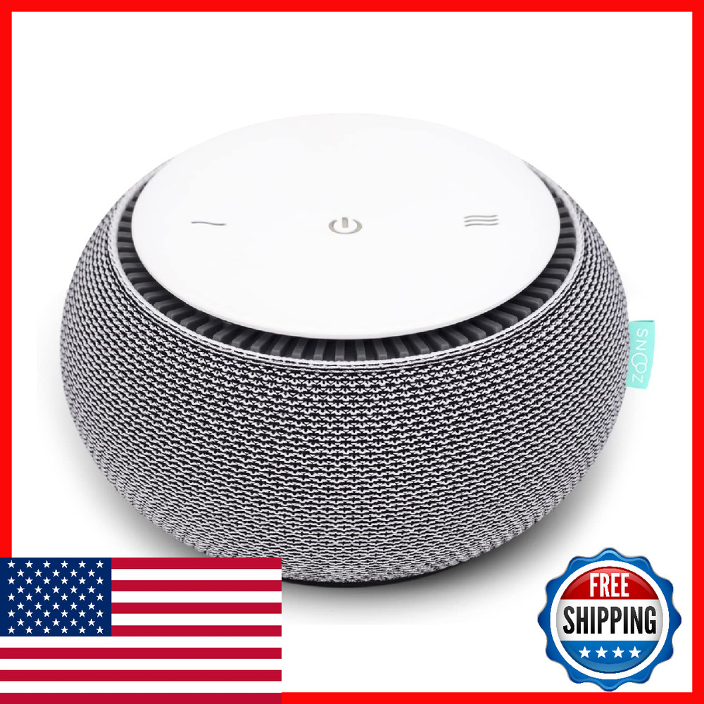 Snooz Smart White Noise – Fan Inside For Non-Looping White Noise Sleep